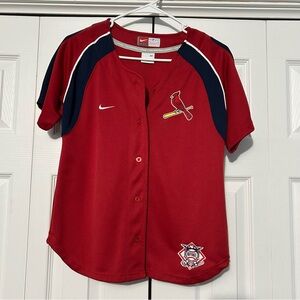 Nike Red and Blue Cardinals Athletic Jerseys